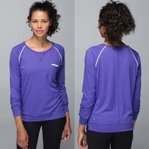 lululemon athletica Purple Long Sleeve Tee